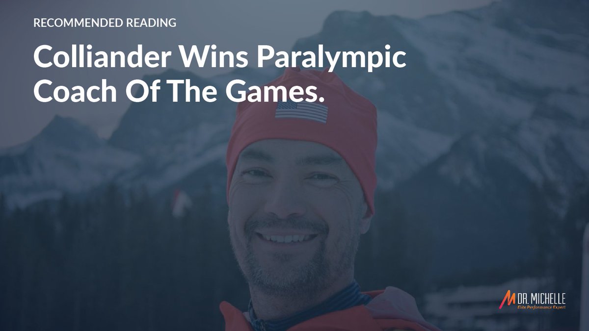 "Colliander, 41, was named the Paralympic Coach of the Games in 2018 at the Team USA Awards ceremony in Washington D.C." ow.ly/8OR050F8xxR