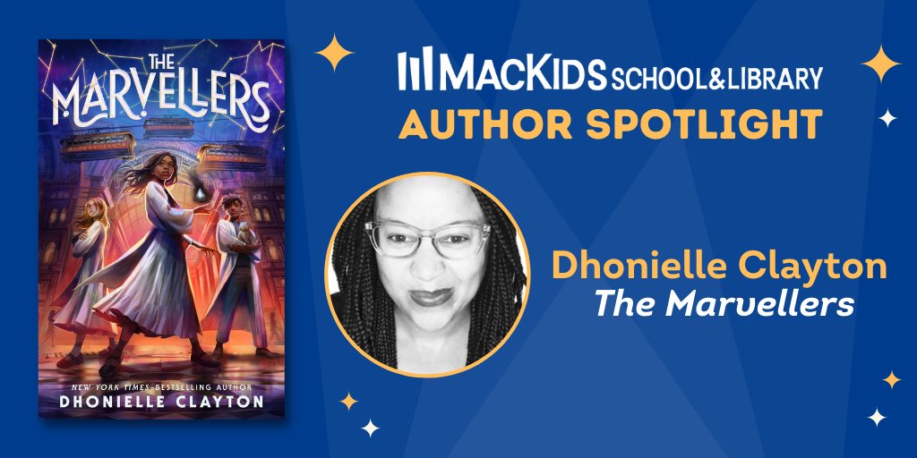 We are *so* excited to be publishing @brownbookworm's THE MARVELLERS this May! Get to know Dhonielle and the inspiration for her magical middle grade debut in our latest #MacKidsSpotlight interview: bit.ly/3u97gPW