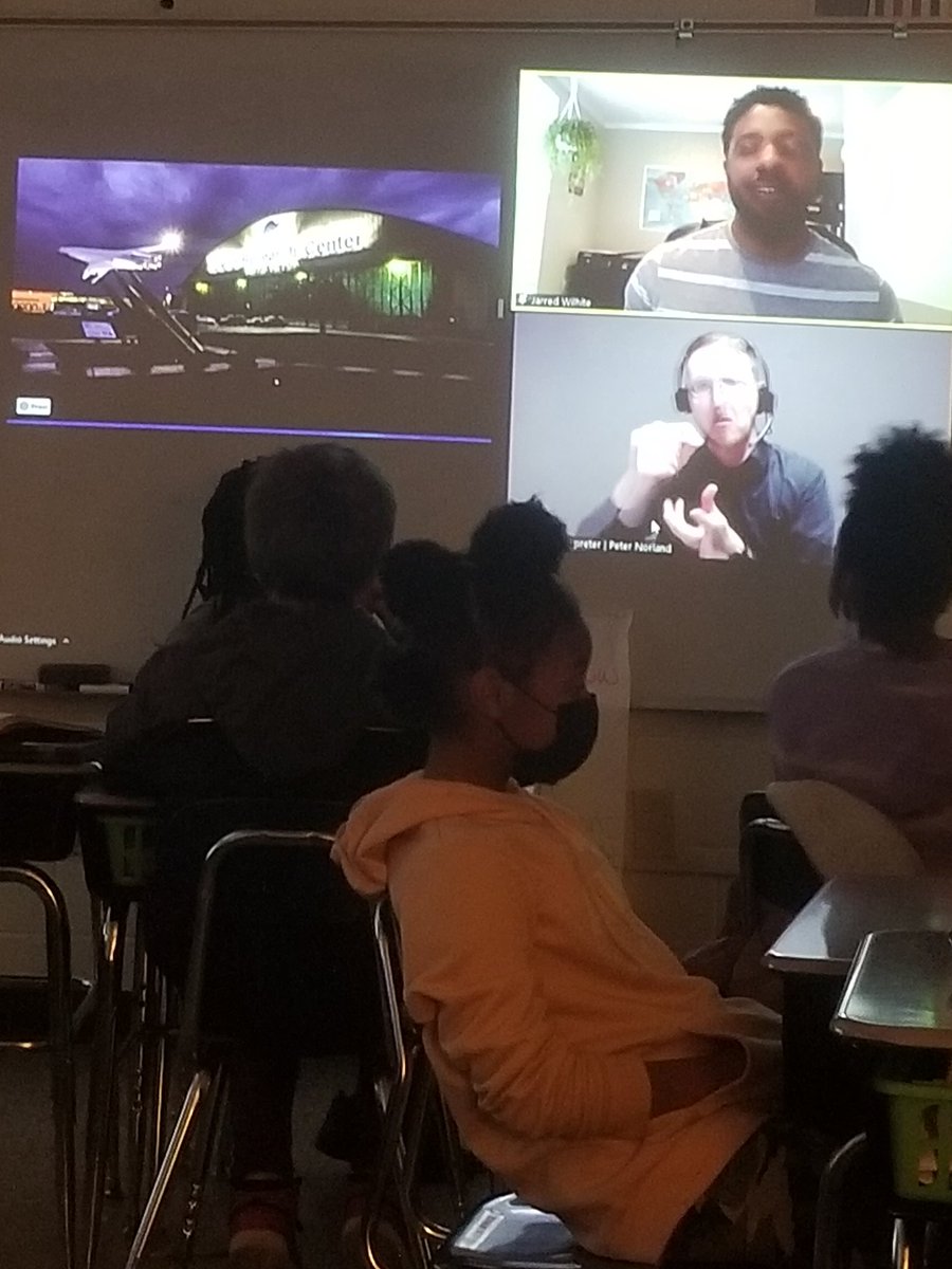 Our speaker works at the NASA Glenn Research Center as an aerospace engineer, where he went on a field trip with his class as a child. I think that is AWESOME!