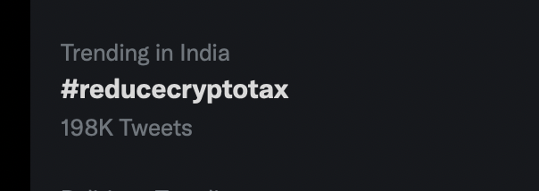 RT @CryptoPointHi: Just 2K more to go! Please RT and Share #reducecryptotax https://t.co/TBWYsRkKZG