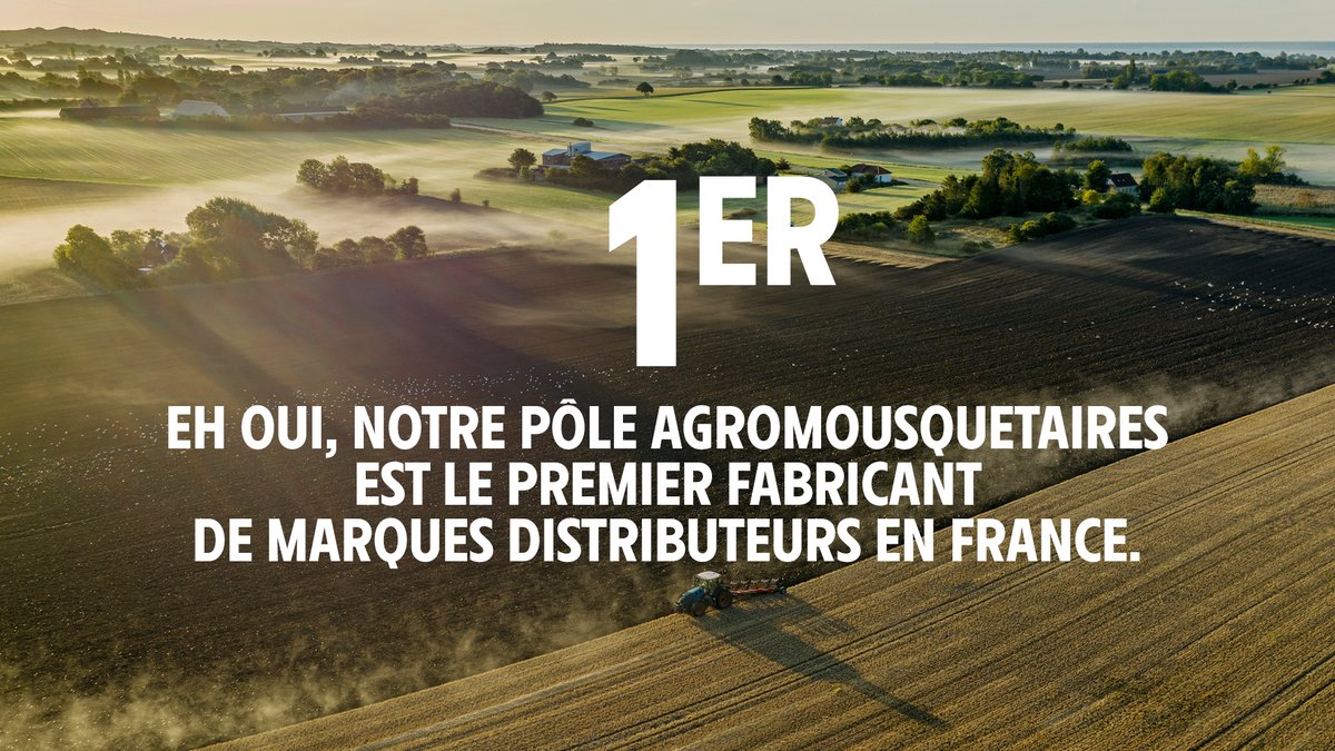 intermarche's tweet photo. 👉 Être Producteurs &amp; Commerçants c’est aussi suivre de très près tout ce que nous produisons, grâce à nos 59 usines française. Nous maitrisons ainsi de A à Z, la chaine de production, de la conception à la distribution. Merci @Agromousquetair 🥇 https://t.co/h4qz9YBwLt