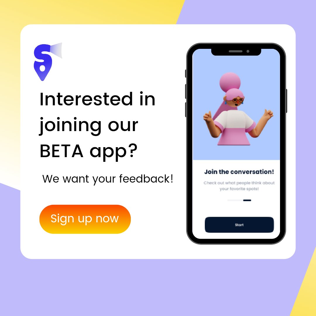 FoundSpotlight's tweet image. Want to get an early sneak peak 👀 into @foundspotlight world? 

BOOM!💥We are inviting you to become our beta tester &amp;amp; provide feedback for our new social review app!😉
.
.
#beta #betatest #startup #Spotlight