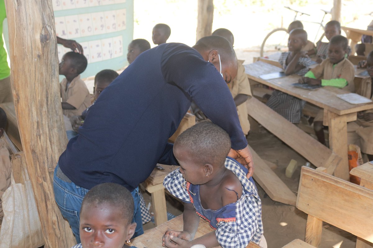 Screening for NTDs. Photo credit: FHI 360