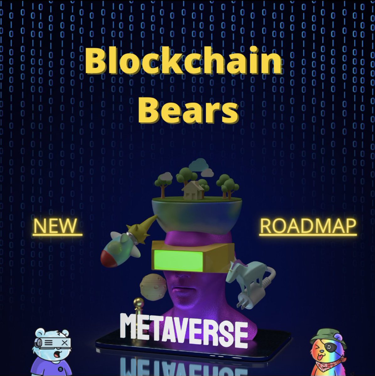BCBearsNFT's tweet photo. Remember to check out our roadmap https://t.co/zYPawhF7wV. #NFT #NFTs #NFTCommunity #BestCommunityEver #NFTGame #NFTProject #NFTartwork #NFTLaunch https://t.co/oPBRhroVp5