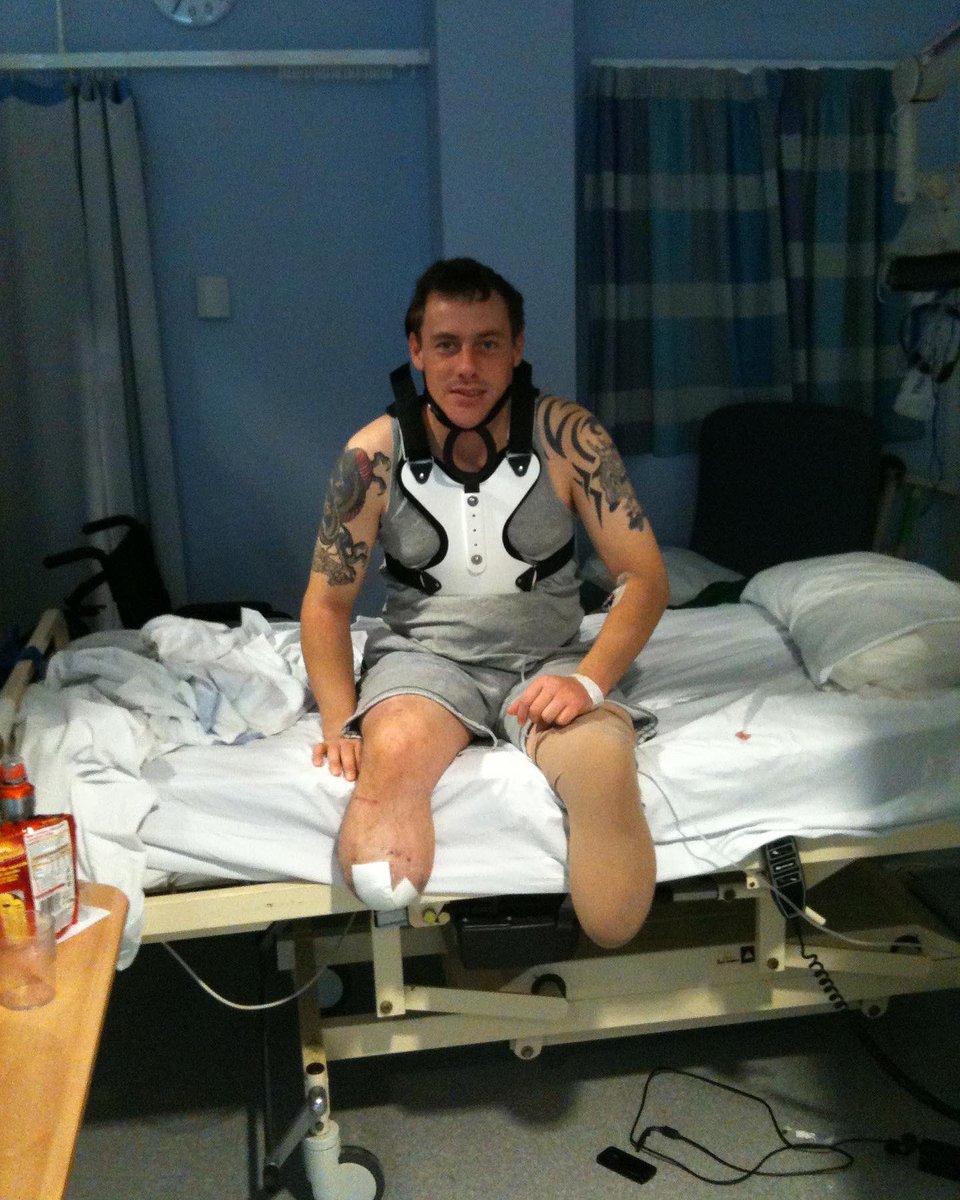 A few tears that’s day. 11yrs ago today standing again for the first time and even a few steps. It’s been a rollercoaster getting this far but I couldn’t of done any of it without the support around me