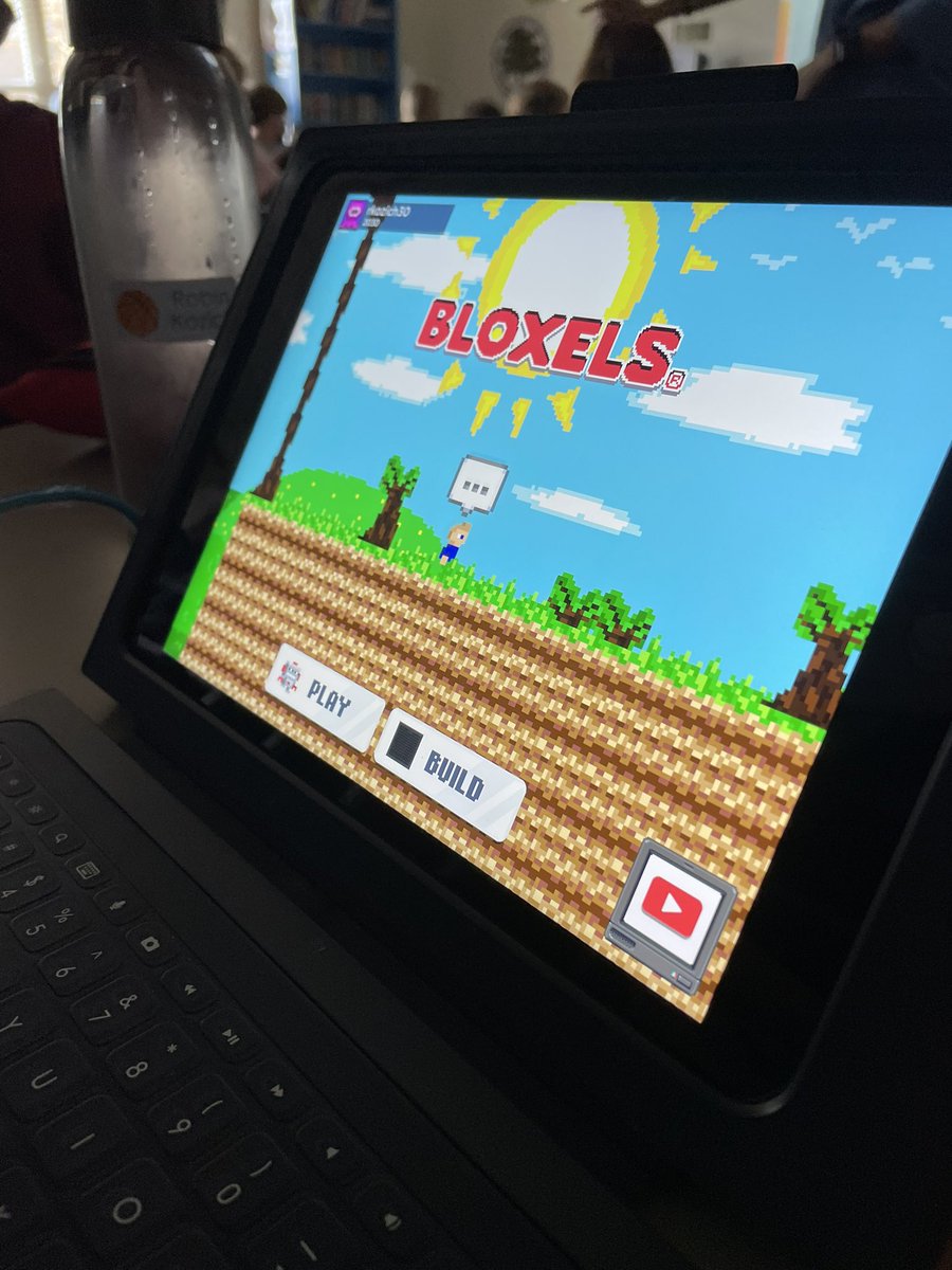 Thanks <a href="/Julie_Sessions/">Julie Sessions</a> for our newest Tech challenge. Can’t wait to see what the students build in <a href="/bloxels/">Bloxels</a>. #PorterGaudProud #Proudtobe