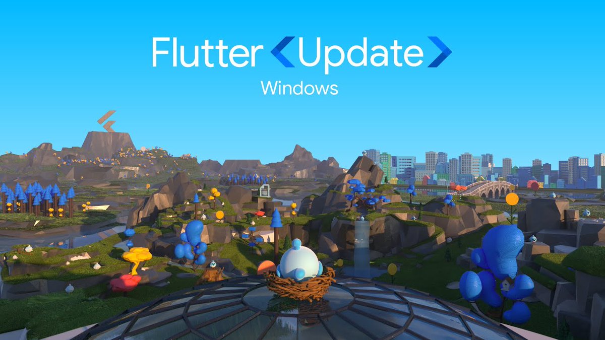 🔴 Aaand we're LIVE 🔴

Windows devs, catch the latest Flutter Update for exciting news about Flutter support!

Watch now 👉 goo.gle/3HnwvBD