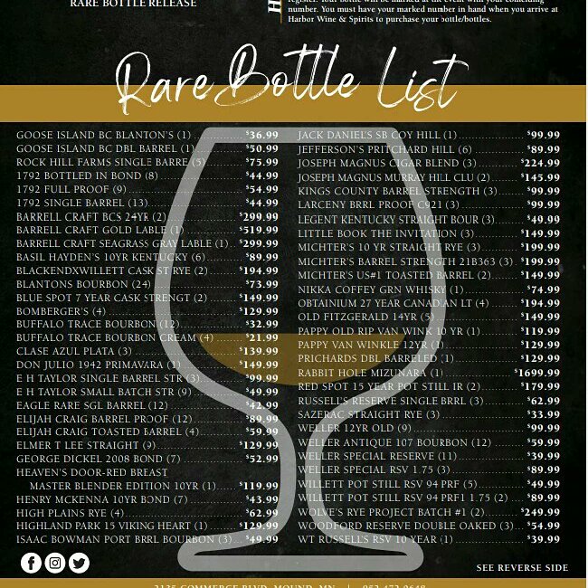 Here we go friends!
Go to www.harborwinespirits for full details.