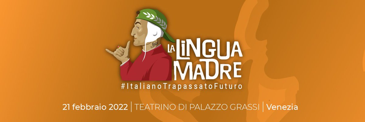 interpretiaiic's tweet photo. #SaveTheDate
La lingua madre - un festival pop con un palinsesto eccezionale
🗓21 febbraio
📍@Palazzo_Grassi
La #lingua madre è un codice unico che ci accompagna ovunque,che nessuno ci può togliere!
Streaming in italiano/inglese/francese
#ItalianoTrapassatoFuturo #lalinguamadre https://t.co/1Gl4wy0jgf