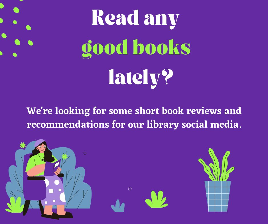 WirralLibraries's tweet photo. For a chance for yours to be featured, please send them via a direct message, on our Twitter profile page.

Please keep your reviews to 210 characters or less so they can be used on our social media platforms.

We’re looking forward to hearing from you!

❤️📖

#wirrallibreview https://t.co/DvKfr1NLe5