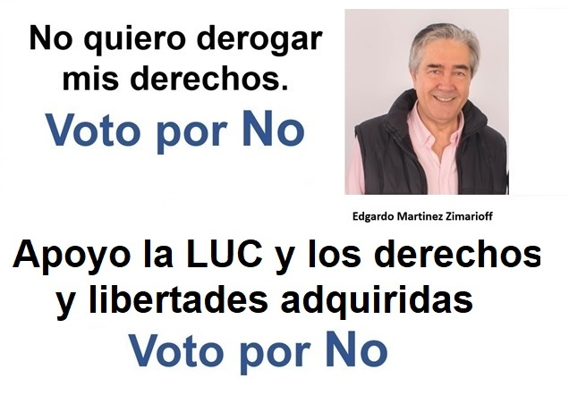Martinez Zimarioff (@zimarioff) on Twitter photo No quiero derogar mis derechos. Voto por NO. Apoyo la LUC . Apoyo los derechos y las libertades adquiridas.
<a href="/CZimarioff/">Colorados con Martínez Zimarioff</a> <a href="/JMaSanguinetti/">Julio Ma Sanguinetti</a> <a href="/elpaisuy/">EL PAÍS</a> <a href="/BUSQUEDAonline/">BÚSQUEDA</a> <a href="/PachequismoX/">PACHEQUISMO SIGLO XXI</a> <a href="/GustavoZubia/">Gustavo Zubia</a> No quiero derogar mis derechos. Voto por NO. Apoyo la LUC . Apoyo los derechos y las libertades adquiridas.
<a href="/CZimarioff/">Colorados con Martínez Zimarioff</a> <a href="/JMaSanguinetti/">Julio Ma Sanguinetti</a> <a href="/elpaisuy/">EL PAÍS</a> <a href="/BUSQUEDAonline/">BÚSQUEDA</a> <a href="/PachequismoX/">PACHEQUISMO SIGLO XXI</a> <a href="/GustavoZubia/">Gustavo Zubia</a>