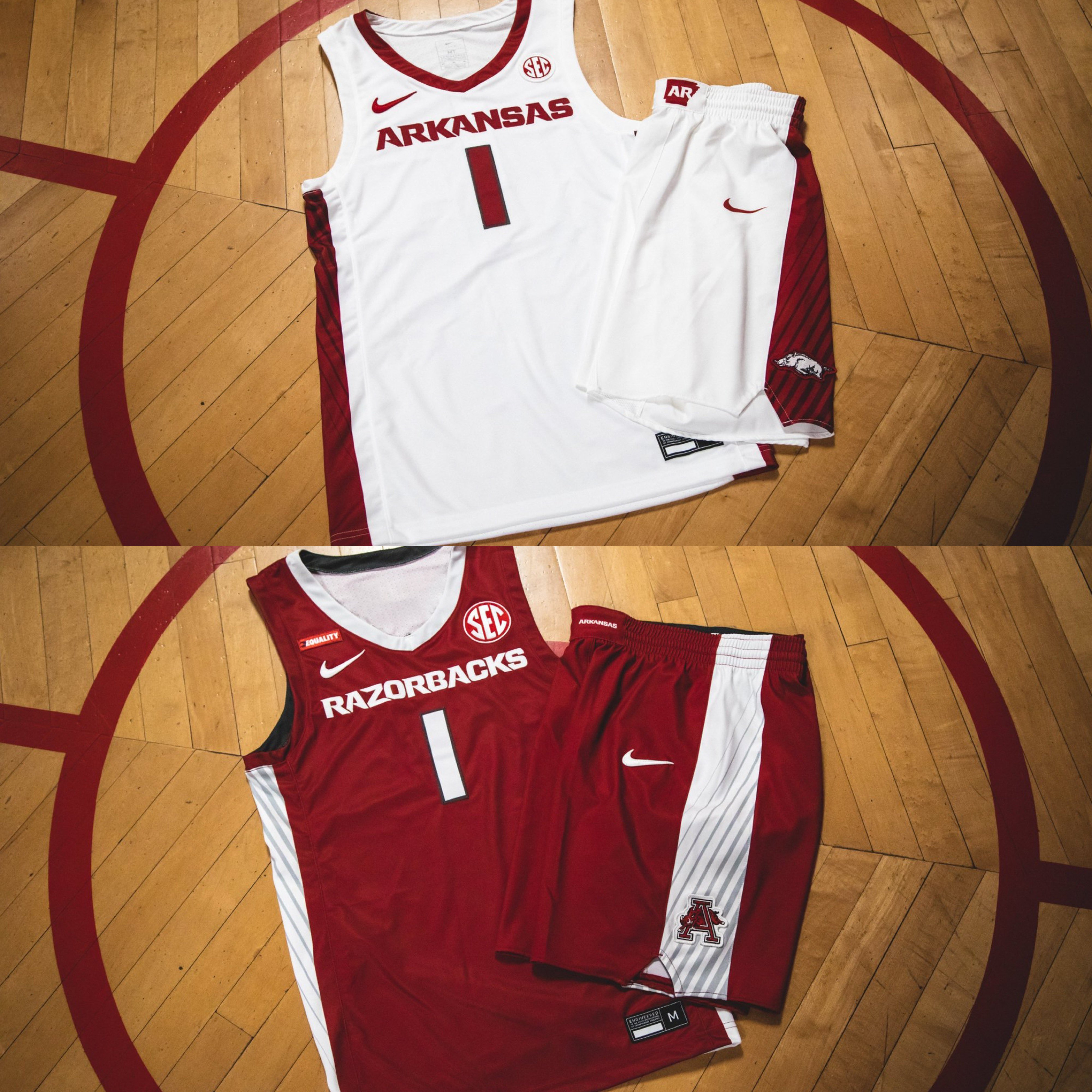 Razorbacks Uniform Tracker on X: In January, Arkansas revealed 3