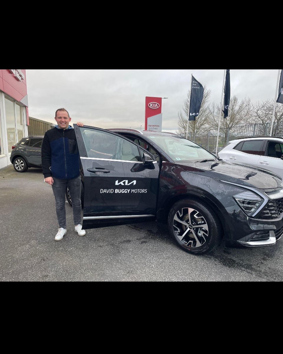 Grateful as always to Davy and everyone in <a href="/DavidBuggyMotor/">David Buggy Motors</a> for their continued support. Make sure to call in and check out the new Kia Sportage!