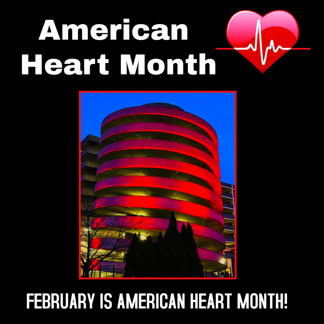 AtownParking's tweet photo. Lighting up the Spiral Deck red for Heart Month.
Iluminando el Spiral Deck rojo para el Mes del Corazón.
#heartmonth #lehighvalleyhealthnetwork #americanheartassociation #GoRed #GoRedforHeartHealth https://t.co/2BUMkNGMpZ