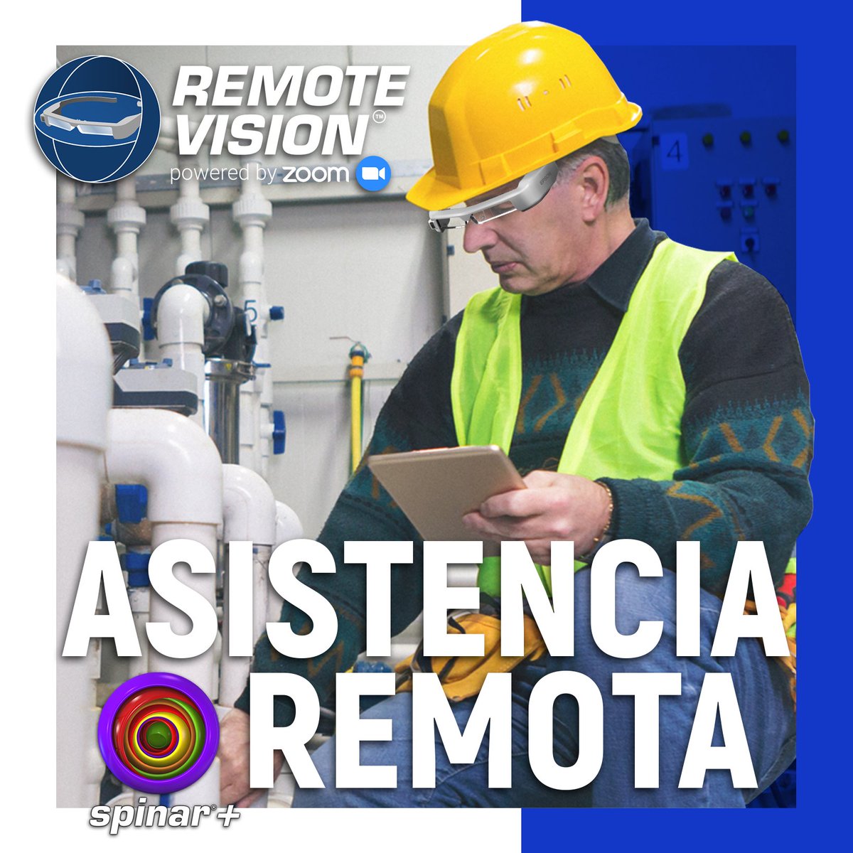 spinarplus's tweet photo. Nuestro Sistema de Asistencia Remota es ideal para realizar desde auditorias hasta asistencias profesionales de alto nivel en la industria, contáctanos para más información!
#RemoteVision #Spinar #RealidadAumentada #Zoom #VideoLlamada #Epson #Moverio #RealWear #Android https://t.co/VKvUNr5b5c
