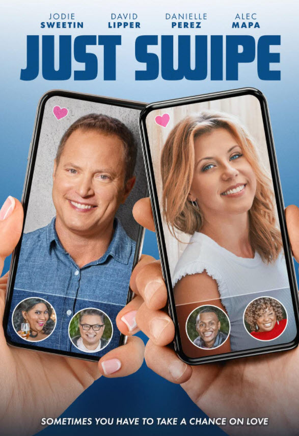 Get ready for a FULL HOUSE reunion with Jodie Sweetin (Stephanie) and David Lipper (Viper) finding love via online messaging in the rom-com JUST SWIPE, coming on Demand this Tuesday.