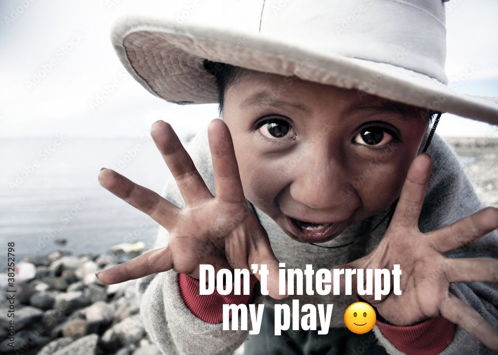 Children need heavy doses of uninterrupted play. No micromanaging, please.