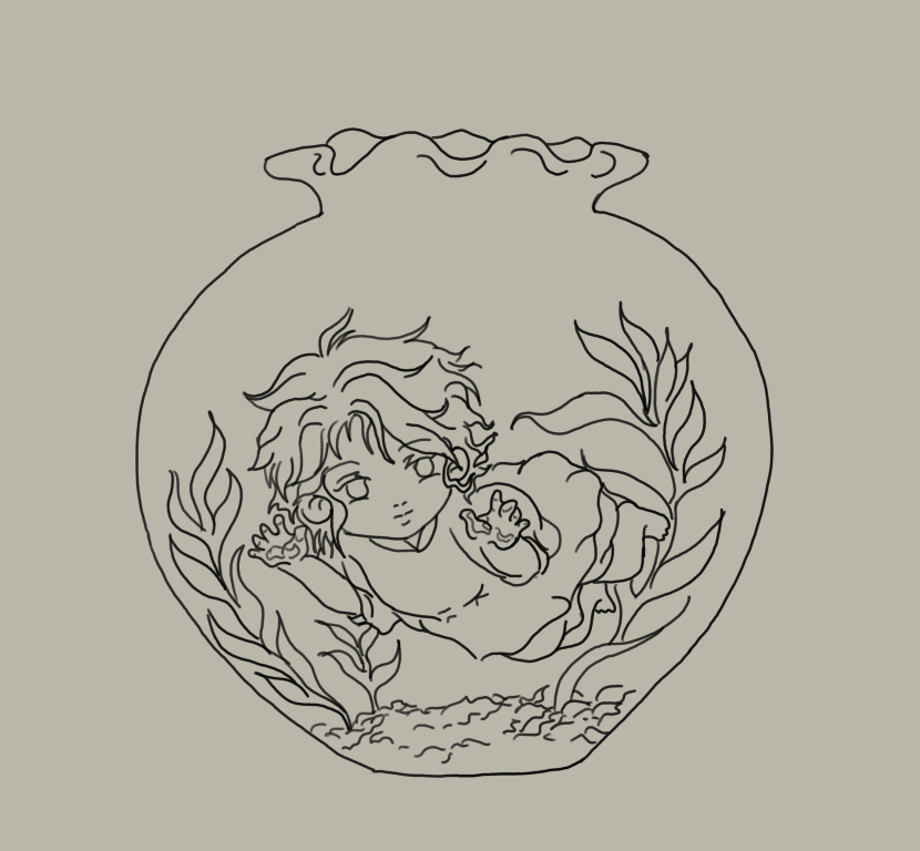 SumireSato4's tweet photo. Full colour version is done. I hope like my little friend.☺️
#ponyo #ghibli #aquarium #cute #kawaii #digitalillustration https://t.co/xnyiuNT1d5