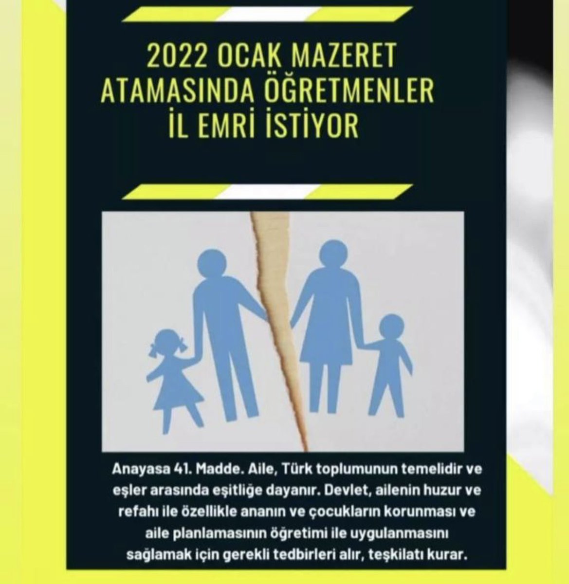 İL EMRİ ŞART <a href="/RTErdogan/">Recep Tayyip Erdoğan</a> 
<a href="/dbdevletbahceli/">Devlet Bahçeli</a>
<a href="/tcmeb/">Millî Eğitim Bakanlığı</a> 
<a href="/OlcayKilavuz/">Olcay Kılavuz 🇹🇷</a> 
@arzuerdemDB 
<a href="/yclblt06/">Yücel Bulut</a> 
<a href="/_aliyalcin_/">Ali YALÇIN</a> 
<a href="/TalipGeylan06/">Talip Geylan</a> 
<a href="/fahrettinaltun/">Fahrettin Altun</a> 
<a href="/yilmaznazif/">Nazif Yılmaz</a> 
<a href="/fehmirasimcelik/">Fehmi Rasim Çelik</a> 

#RTEduyBiziMebİlemri