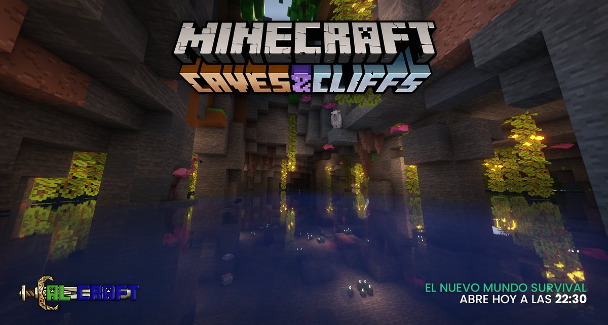 AlCraftNetwork's tweet photo. ☄️Dentro de unas horas abre el nuevo mundo survival😋 https://t.co/n89lrtpTOu