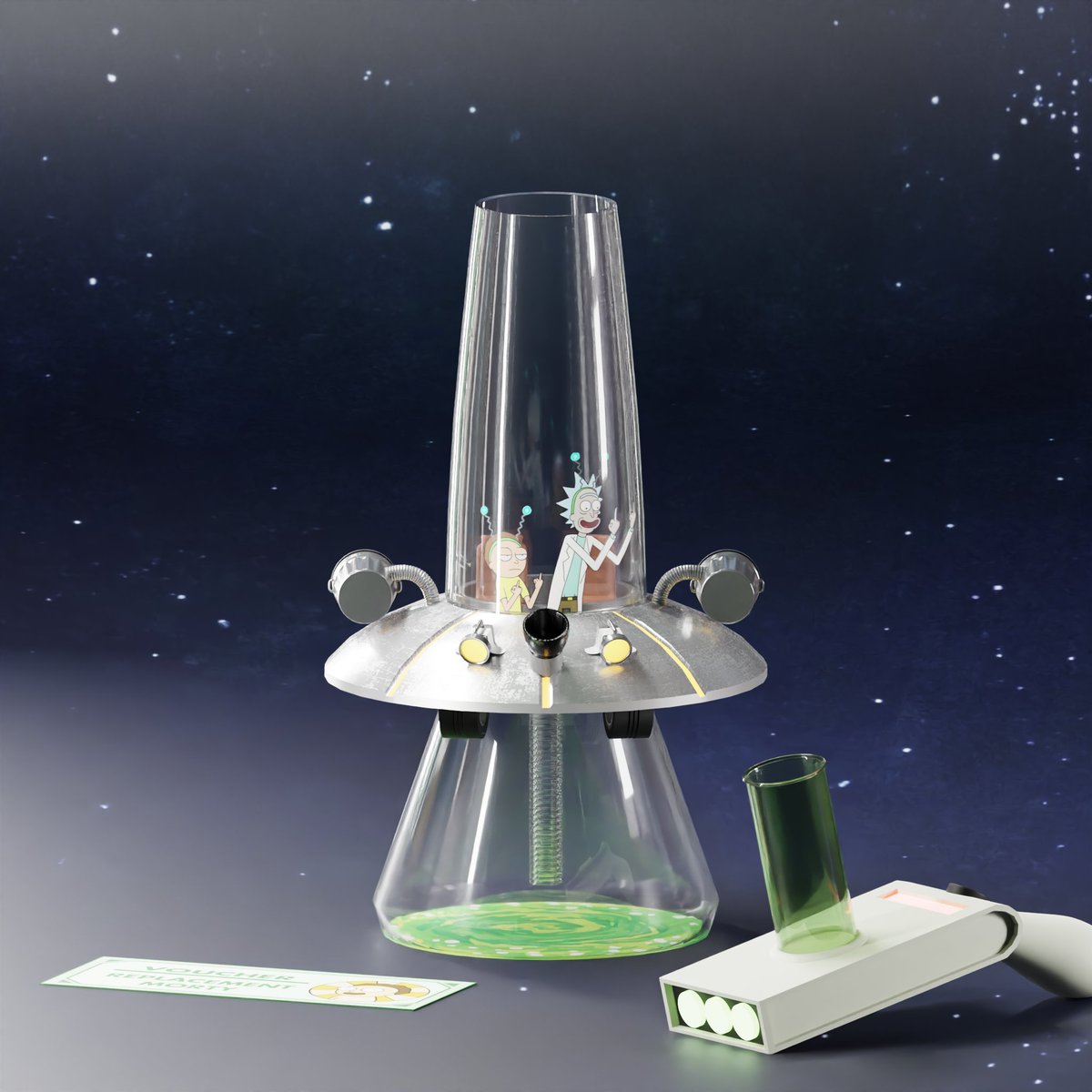 GreenBudKillers's tweet photo. I'd like to give u this Bong @RickandMorty and to 
thank you for the best cartoon in the history!

As all other fans of #RickandMorty I am waiting for the continue of the story of my favorite characters!  Luv u!

#NFTs #NFTCommunity #SolanaNFTs #Solana #CannabisCommunity #WeedNFT https://t.co/2HafCdhM95