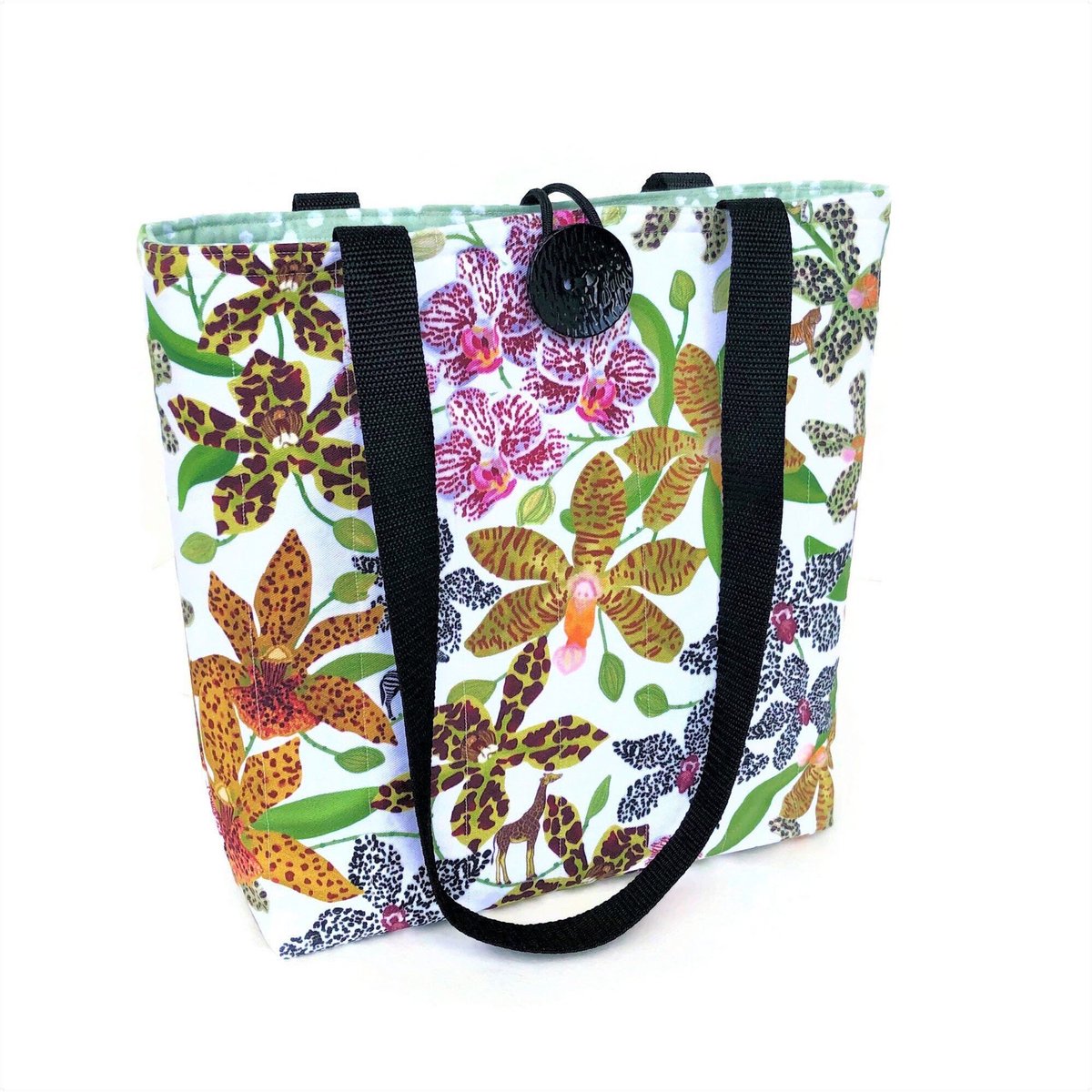 BelleEpoqueC's tweet photo. Excited to share this item from my #etsy shop: #totebag #orchids #animalprint #cutepurse #springbags https://t.co/EO1dJSz6YV https://t.co/Jv6q7wGjqU