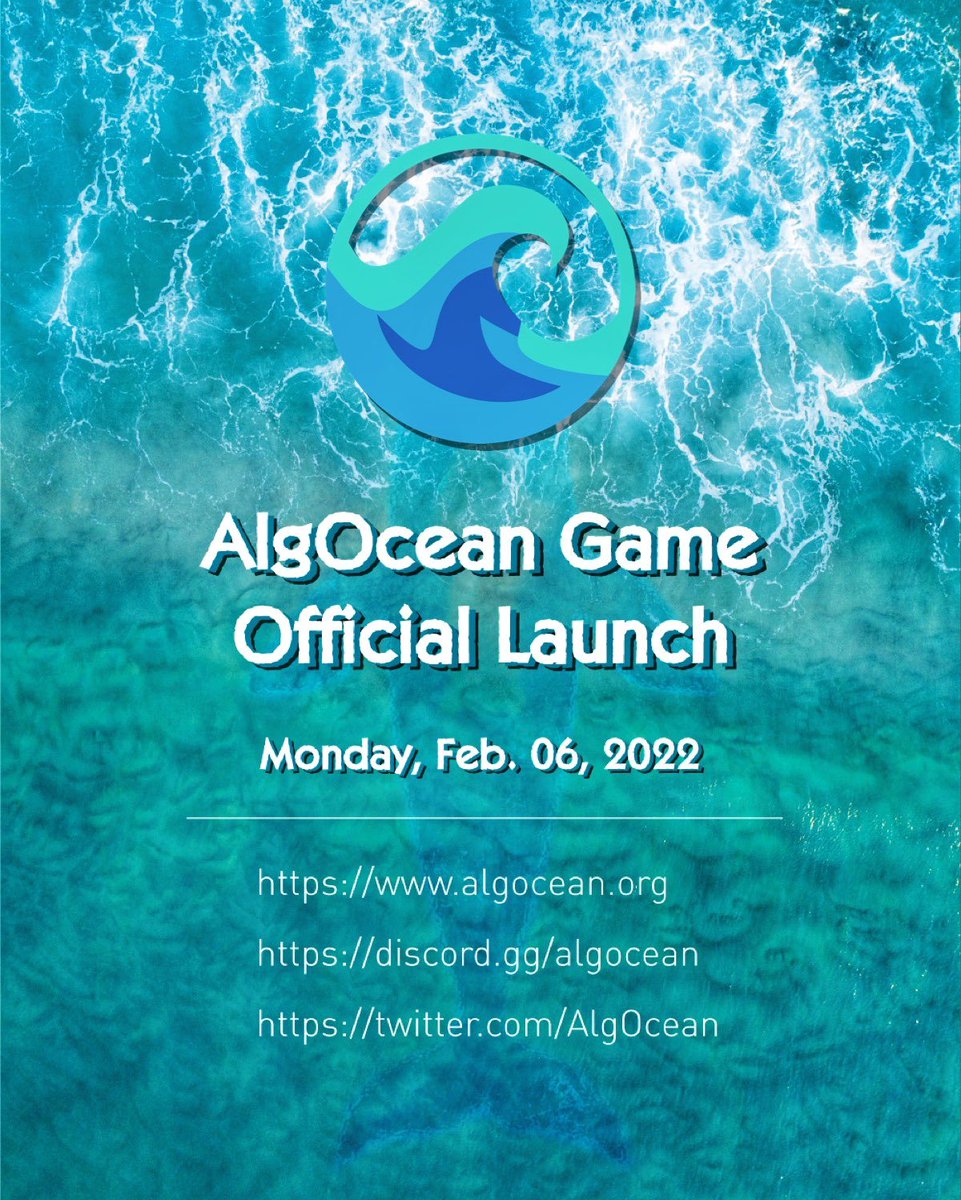 HUGE GIVEAWAY here and on our reddit post (250 Algo worth)
23 Winners: 20 with 20 Fishing Tickets (100 Algo worth), 2 with 50 Algo worth of AO tokens, 1 with 50 Algo

Like, RT, Tag a Friend.
Reddit post: reddit.com/r/algorand/com…