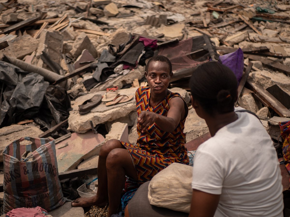 This has been one of the hardest stories our crew has covered: the demolition of our own communities.

Every day, the bulldozers have taken more ground. Almost all of #DiobuWaterfront has now been erased.

Tell <a href="/GovWike/">Nyesom Ezenwo Wike</a> to #EndForcedEvictionsNow.

#PortHarcourt #PeopleLiveHere