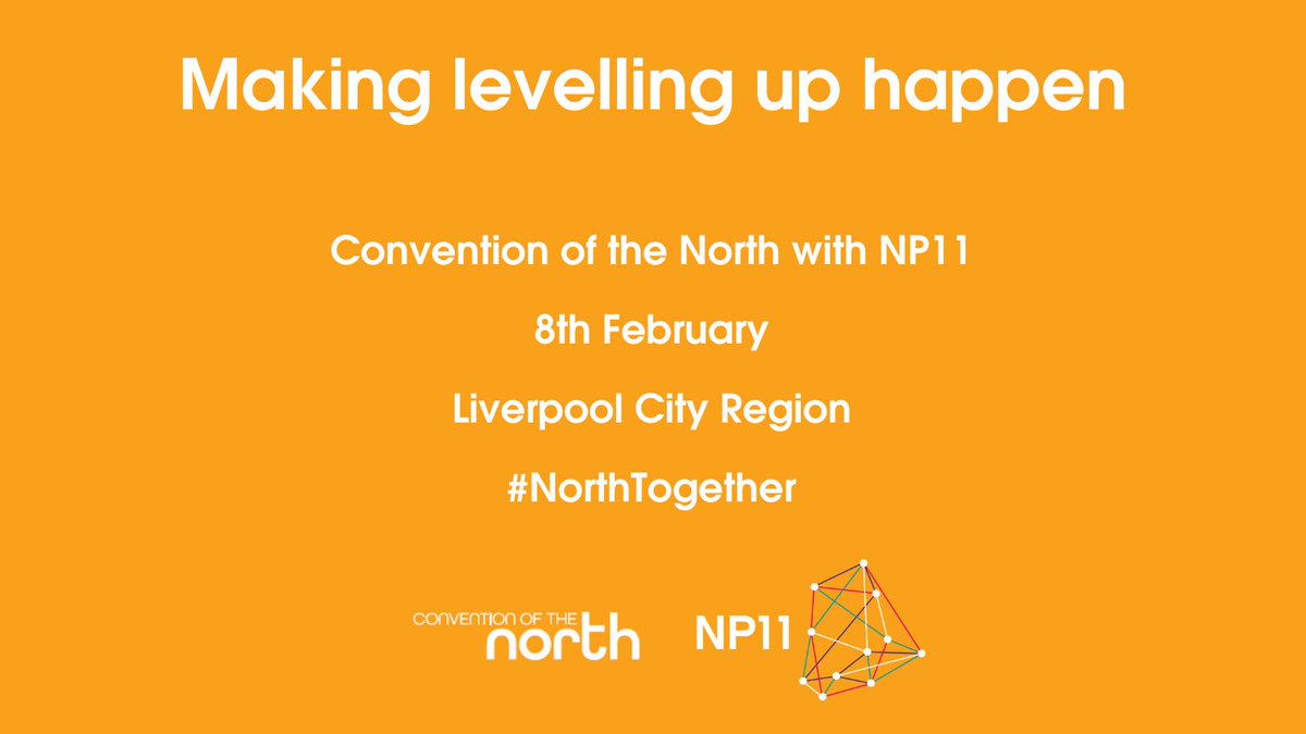 The #LevellingUpWhitePaper is just the start. Now we must work across the North and with Government to make #levellingup happen. Looking forward to shaping a collective agenda for action in #Liverpool on 8 February #NorthTogether Livestream registration: ow.ly/FpTg50HKBmU
