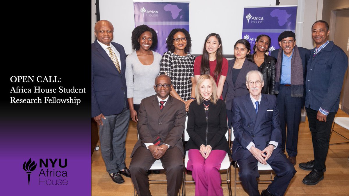 NYU Africa House is accepting applications for its various fellowships. This is a great opportunity for students to conduct independent research while earning a stipend. 

The application deadline is February 25, 2022.

APPLY HERE: bit.ly/3KV63Sa

#Research #Africa #NYU
