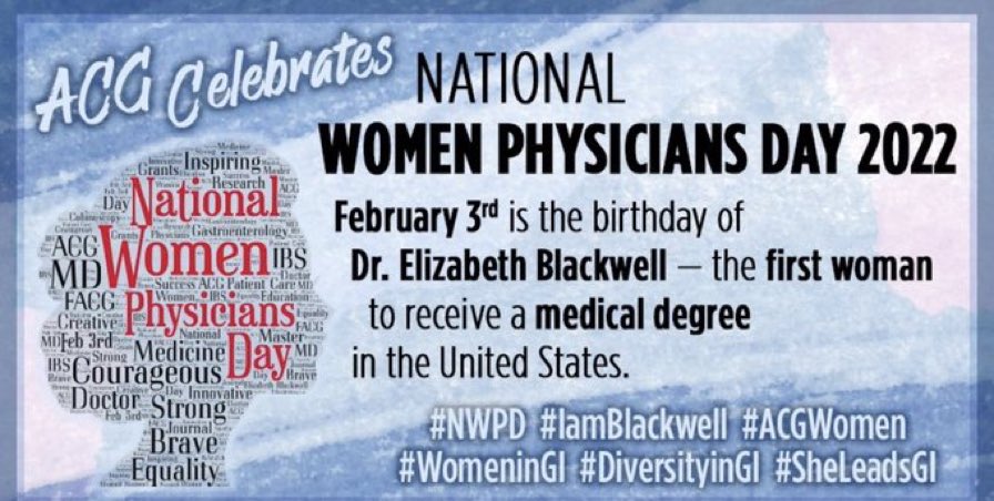 Today is National Women’s Physicians Day. Let’s make sure to recognize all the significant contributions today and every single day. @AmCollegeGastro @MountSinaiNYC @DrSamirAShah1 @IcahnMountSinai @DOMSinaiNYC @MountSinaiGI @ASGEendoscopy @AmerGastroAssn