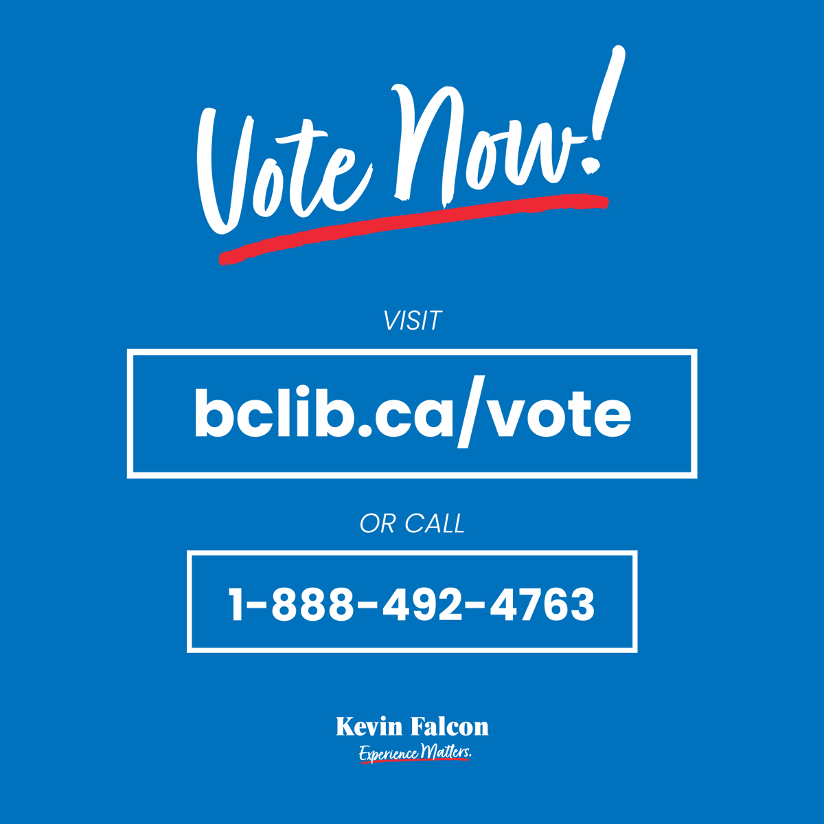Voting in the BC Liberal leadership election is now open! 
To vote: visit bclib.ca/vote or by call 1-888-492-4763
#bcpoli #bclib22 #LetsWinBC