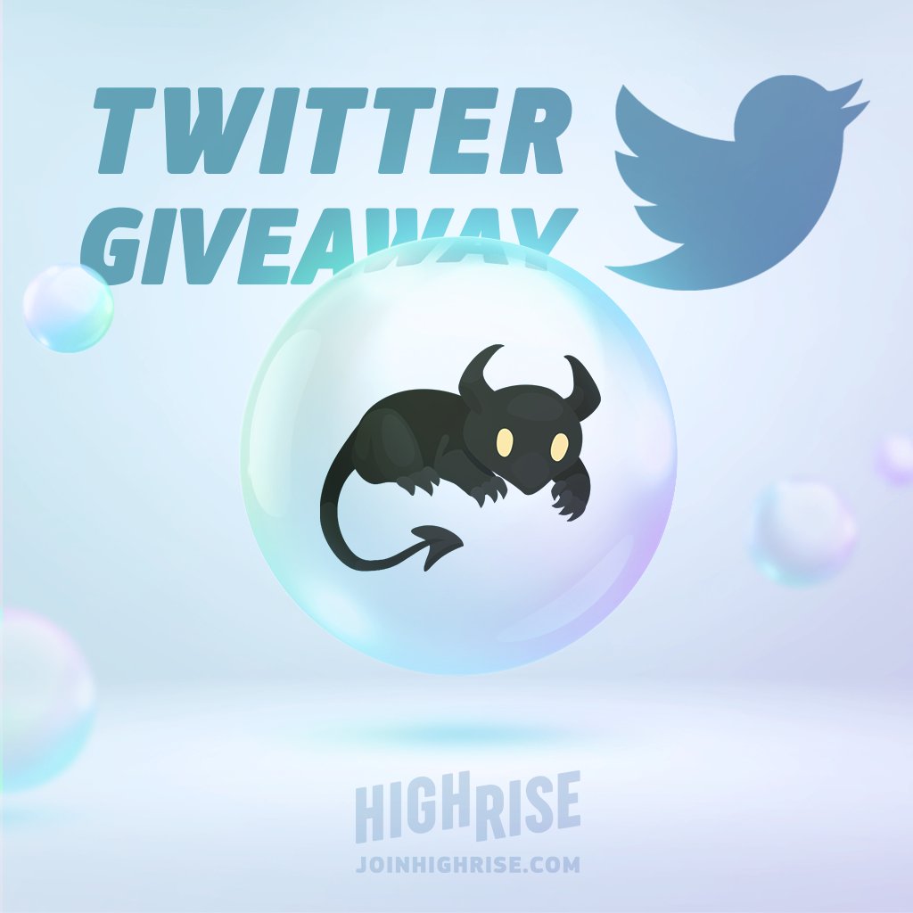 It's giveaway time again! This week's item is a cute little demon buddy for your avatar! Follow us, retweet this post, and comment your Highrise username to enter. Ends in one week, good luck! ☠️😈🖤

#highriseapp #highrisemetaverse #giveaway