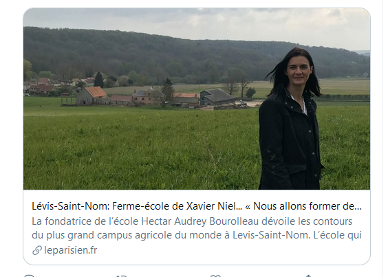 hub_observateur's tweet photo. @PHautefeuille Un super financier avec une presse intello de gauche pour faire sa promo et une ferme école pour expliquer et dogmatiser des futurs agris . https://t.co/fVP2VlbR8N