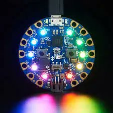 PCInnoInstitute's tweet photo. The #PCgrade8 Ss began an investigation of the Circuit Playground Bluefuit. Ss learned how to update the boards, move files, install libraries, & write code. #STEAM #PCcompSci https://t.co/qxiIxNvgqI