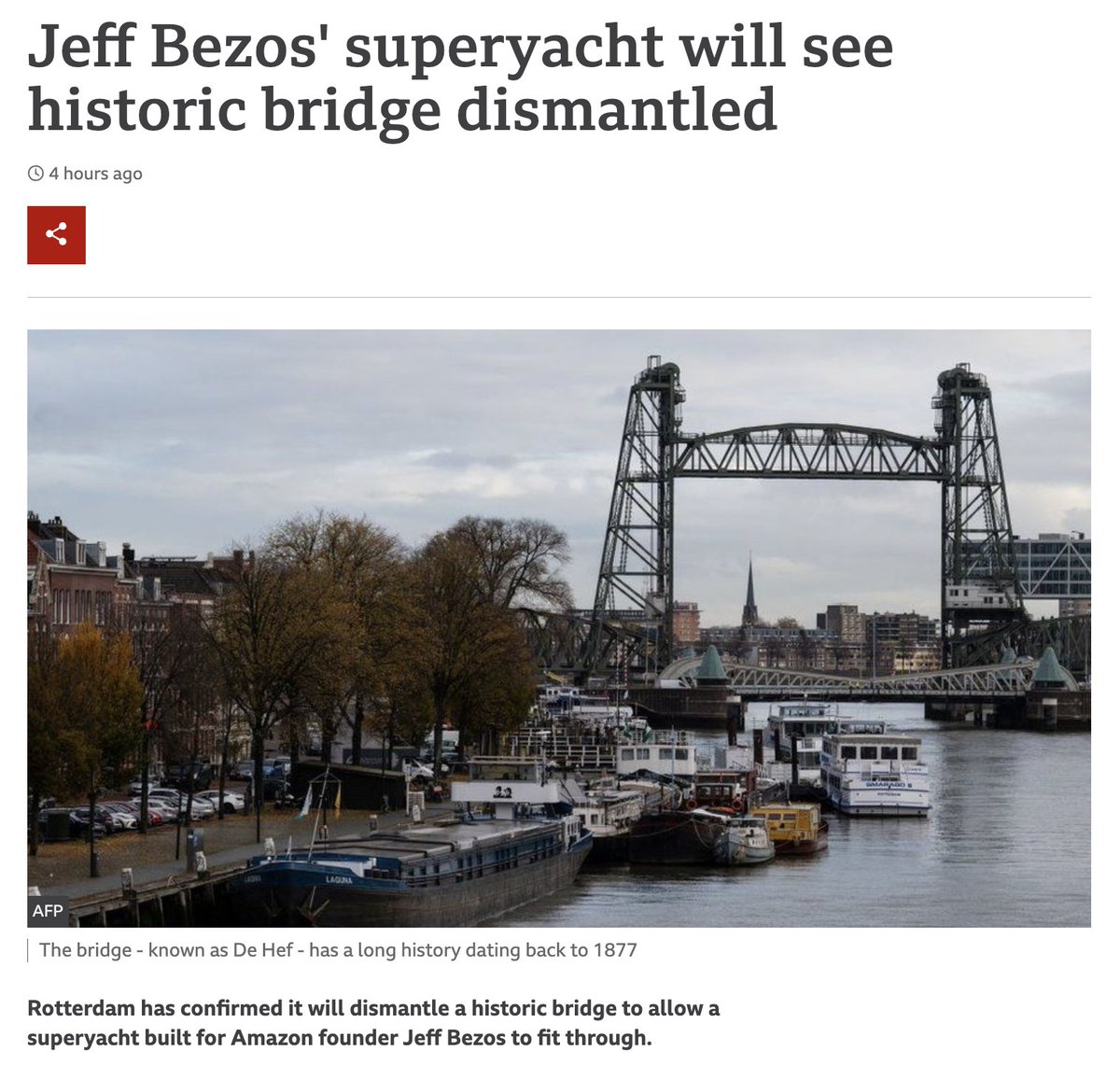 TheTomYoungs's tweet photo. Can't wait to dismantle international city bridges once I've made those #BezosBucks from selling my ADA π https://t.co/Raz1xsmeBU