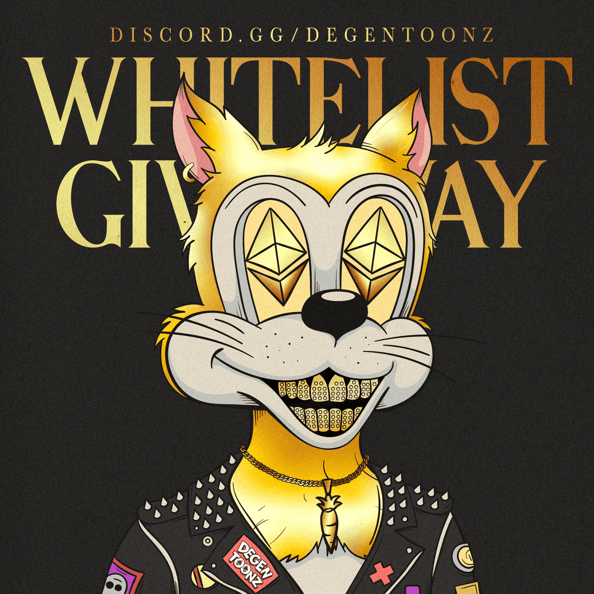 Still haven't got a whitelist spot? We will give it to you!

To enter all you have to do is:

✅like, rt and follow <a href="/DegenToonz/">Degen Toonz</a>
✅Tag 2 friends!
✅ Join our Discord (link in bio)

5 winners will be announced in 24h!🔔   #NFTCommunity #NFTGiveaway