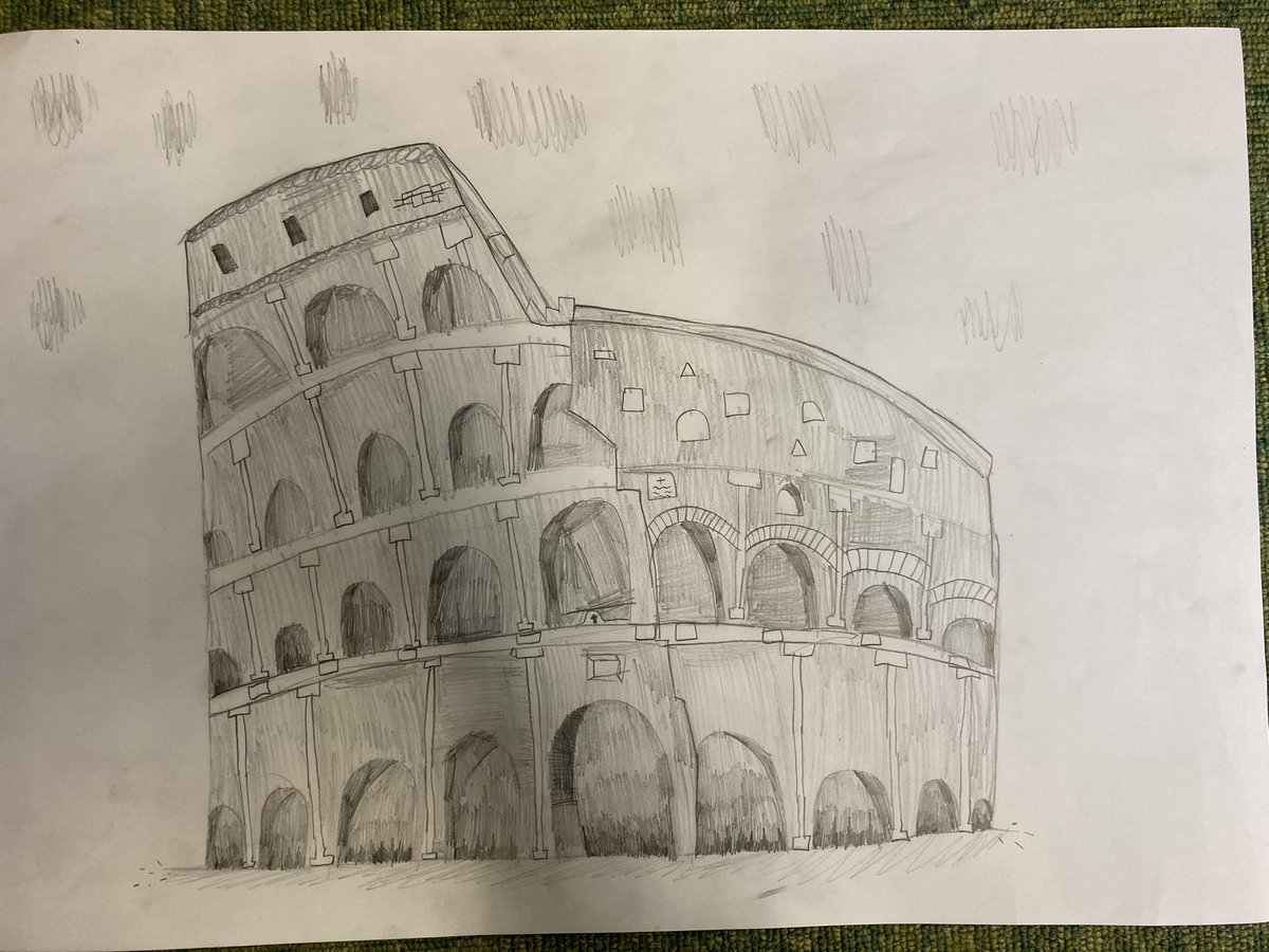 MissRDornan's tweet photo. Drawn by one of my year 4s 🤩 https://t.co/u0VMeTHPMJ