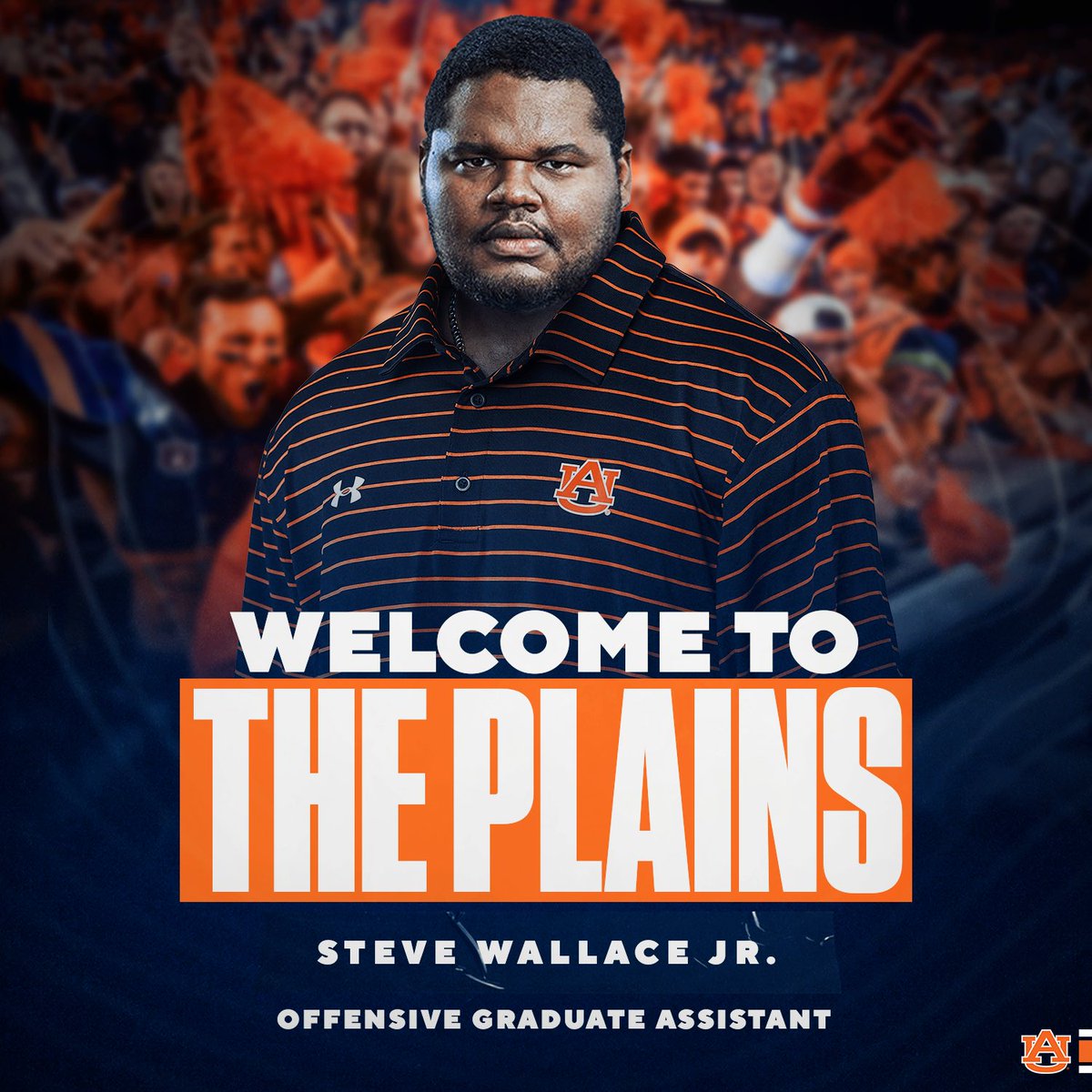 Welcome back to The Plains! 

▶️ <a href="/Steve_Wallace_2/">Steve Wallace Jr</a> 

#WarEagle | #AuburnMade