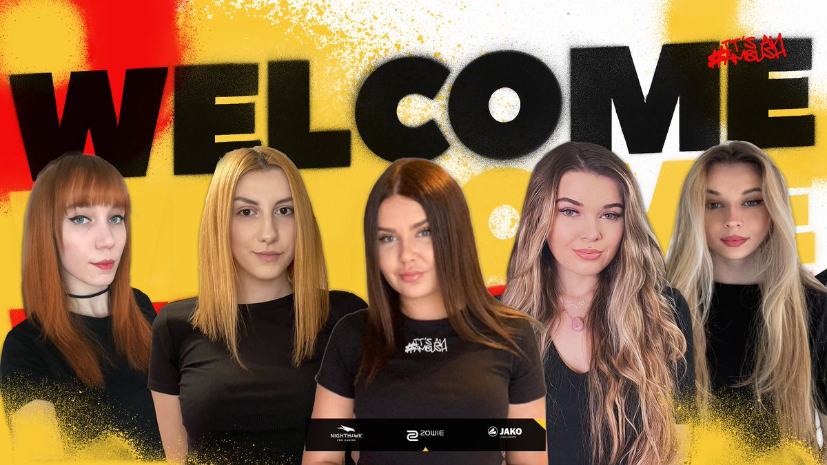 NEWS‼️

We are beyond ecstatic about this announcement!

Welcome to #AmbushFE

<a href="/quietCS/">lia</a> 🇪🇸
@joananacsgo🇧🇬
@Kesszike 🇭🇺
@KiKiicsgo 🇳🇴
<a href="/victoriabaji/">xia</a> 🇸🇰

We are so looking forward to the journey we are going on together. The future is ours 🌟

#ItsAnAmbush
