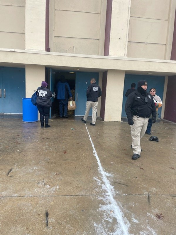 We're distributing winterizing supplies today. <a href="/DPDCA/">DPDCommunityAffairs</a>