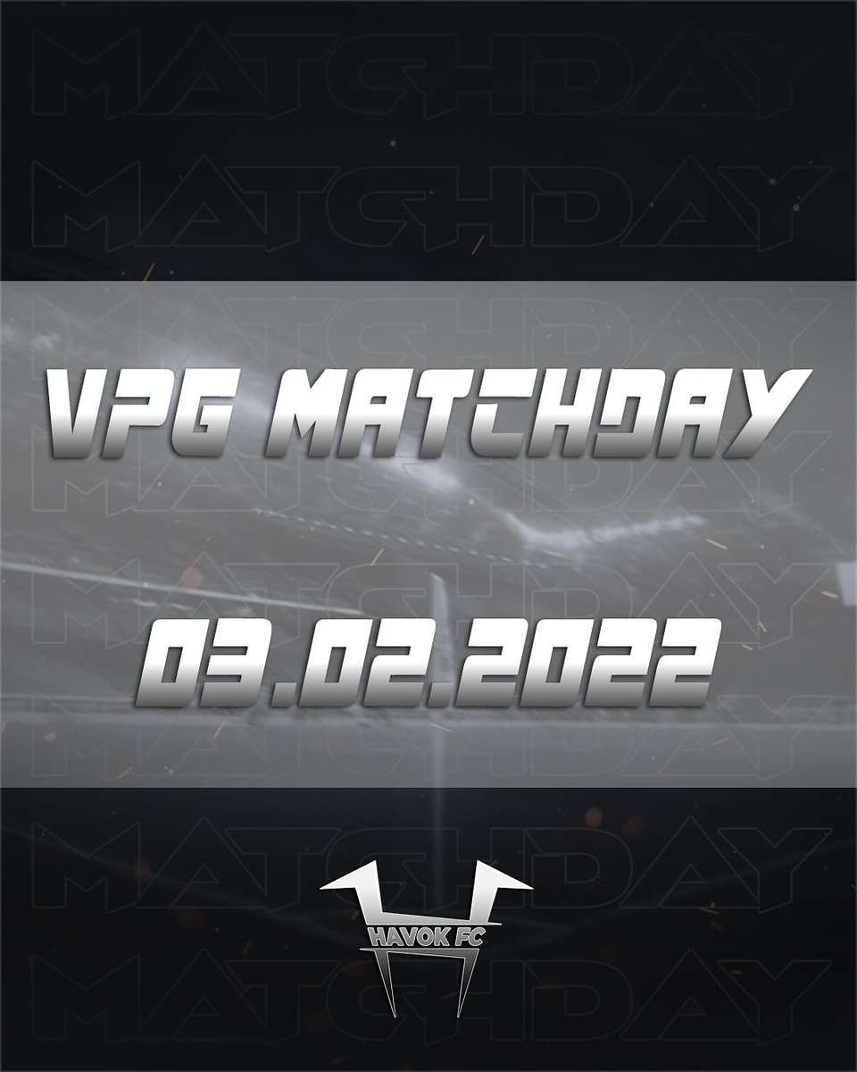Match Day 3 of <a href="/OfficialVPG/">Virtual Pro Gaming</a> and here are our fixtures tonight:

8:00PM vs <a href="/ImpsEsports/">Imps Esports</a>
8:30PM vs Bruhh Esports
8:45PM vs EsportsVeterans
9:15PM vs Shadow Town FC

Good Luck to our opponents on PS5!

GFX: <a href="/xMovinho_/">xMovinho 🇩🇪</a> 
#ProClubs