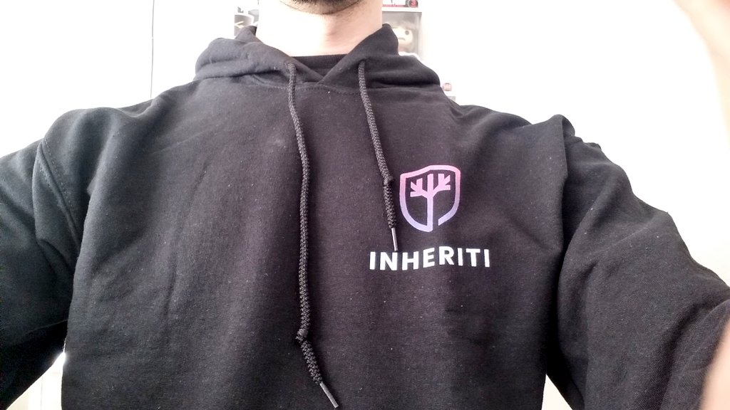 vicdelarge's tweet image. It&apos;s here, it&apos;s here!!! Thanks @SafeHavenio, I love my #Inheriti hoodie #SafeNode #SafeSwap #SHAman 🧙‍♂️💜