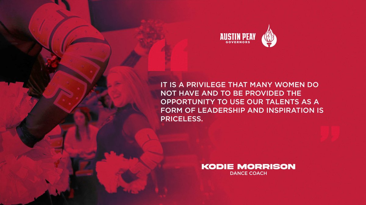 Dance Coach Kodie Morrison on why the opportunity to participate in sports is important to her.

#LetsGoPeay | #NGWSD