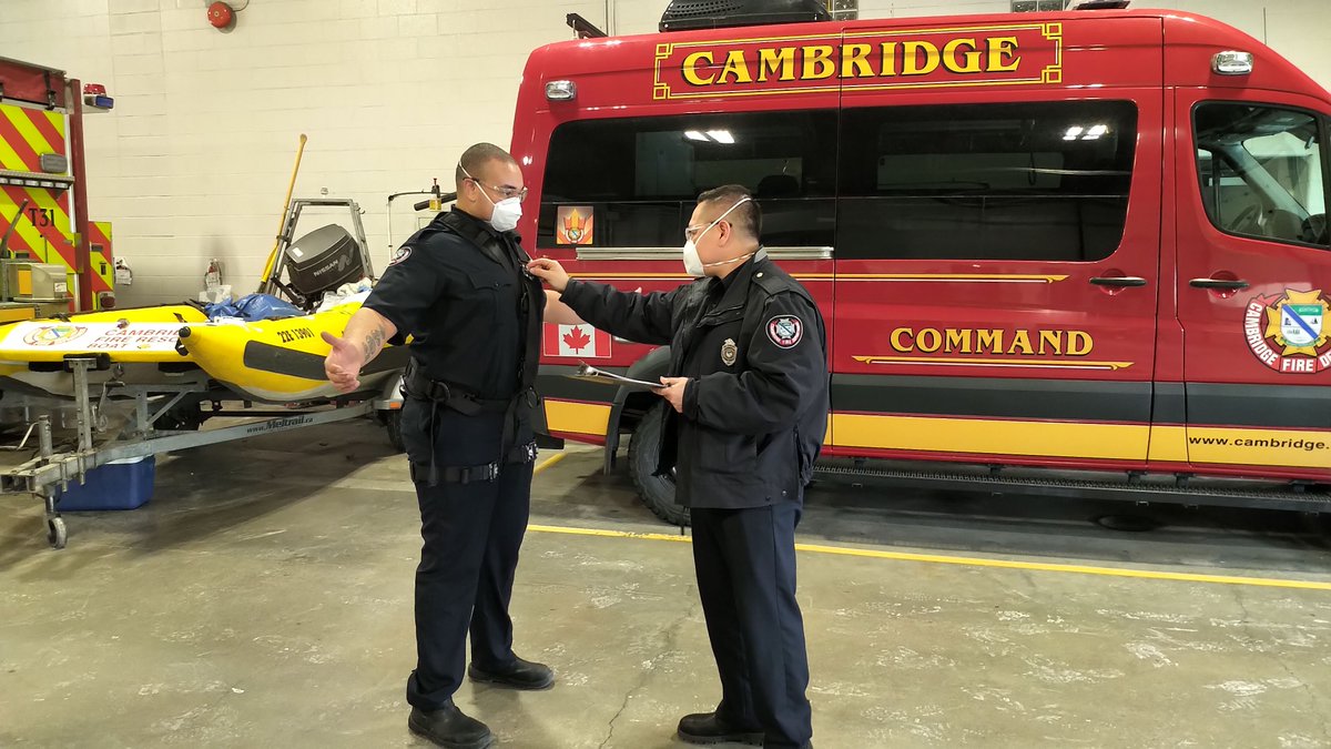 CambridgeFD's tweet photo. Firefighter Brown was evaluated today by PTO Agulair for his 3rd class incremental practical exam. Congratulations Ben! NFPA JPRs = Firefighter safety. 
@cityofcambridge
 
@CPFFALocal499 https://t.co/1d6a9oYOmO