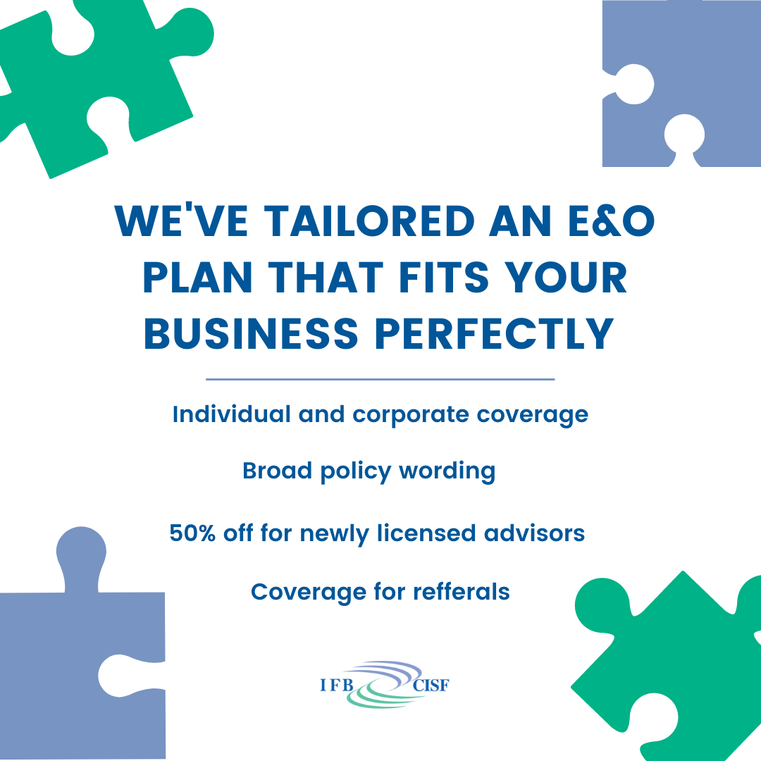 IFBcanada's tweet image. Get the best rates and coverage available to independent financial professionals with an IFB Membership.

#errorsandomissions #corporatecoverage #businessprotection #liabilityinsurance #financialprofesional #financialadvisor