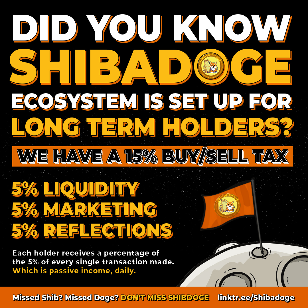 Did someone say bullish tokenomics?

#ShibaDoge #SHIBDOGE #SHIBADOGETOTHEMOON #ShibaDogefamily #SHIBADOGEARMY #SHIB #DOGE