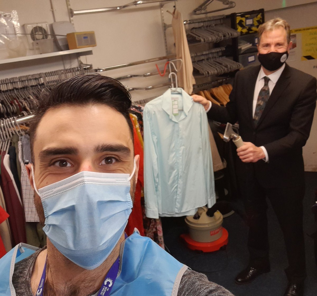 This #WorldCancerDay marks 20 years since CRUK was formed. It's a chance for us to celebrate everything we’ve achieved together over the past 20 years. Today we had a visit from Dan Norris, West of England Metro Mayor, with a birthday cake. He even had a go at steaming!