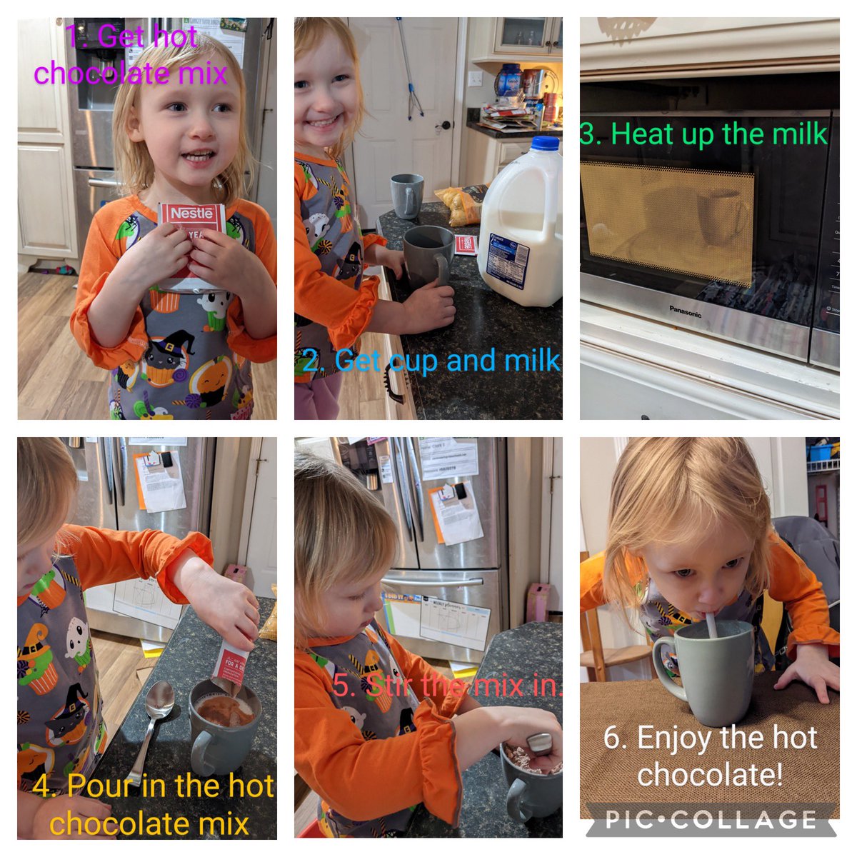 Our R-BB STEAM coach shared some Snow Day activities to help preschoolers practice our learning goal of following complex directions and this happy friend shared how she succeeded today! E-learning? More like Eeeeeeee!-Learning! ☺️❄️☕️