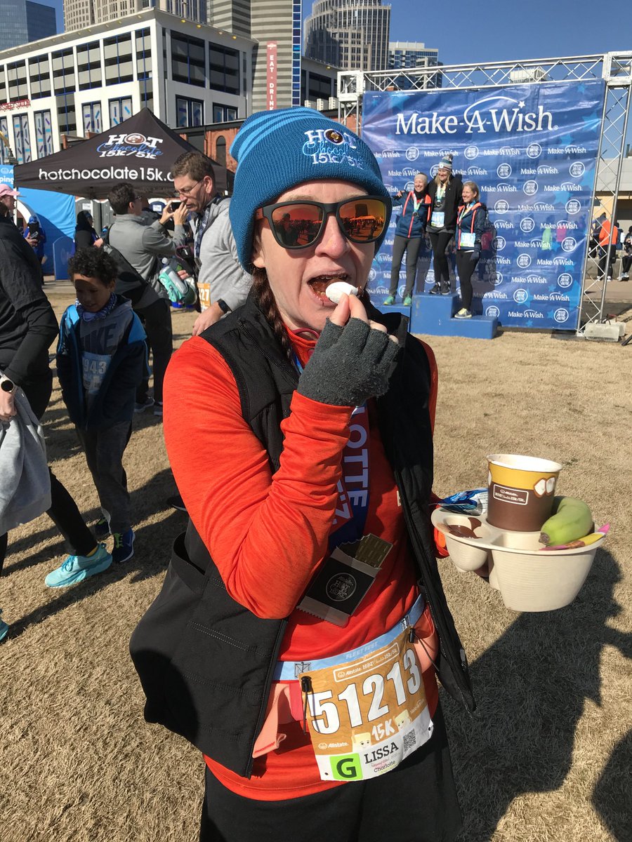 RunNerdGirl's tweet image. The price is about to go up for the Hot Chocolate 15K Charlotte!

Don’t miss out running this super sweet race with me on Feb 19th. (And stuffing your face after)!

Register here: hotchocolate15k.com/charlotte w/ code HC21 for a free HC Buff!

#HCCharBR #bibchat #hc15k @HotChocolate15k